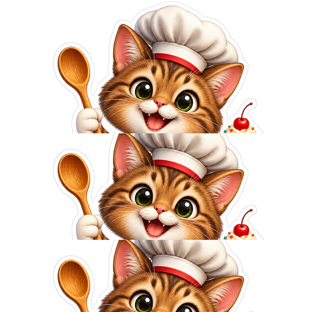 Cat Chef Sticker Decal
