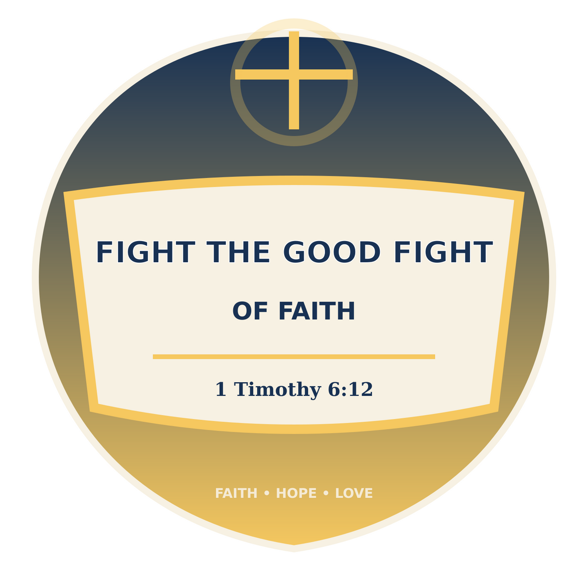 Good Fight Sticker Decal
