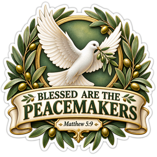 Peacemakers Matthew 5 9 Sticker Decal