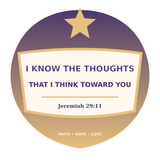Plans For You Sticker Decal