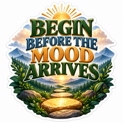Sunrise Begin Before Mood Quote Vinyl Decal Stickers
