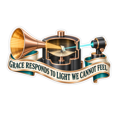 Golden Horn and Beam Chamber Art Vinyl Decal Stickers