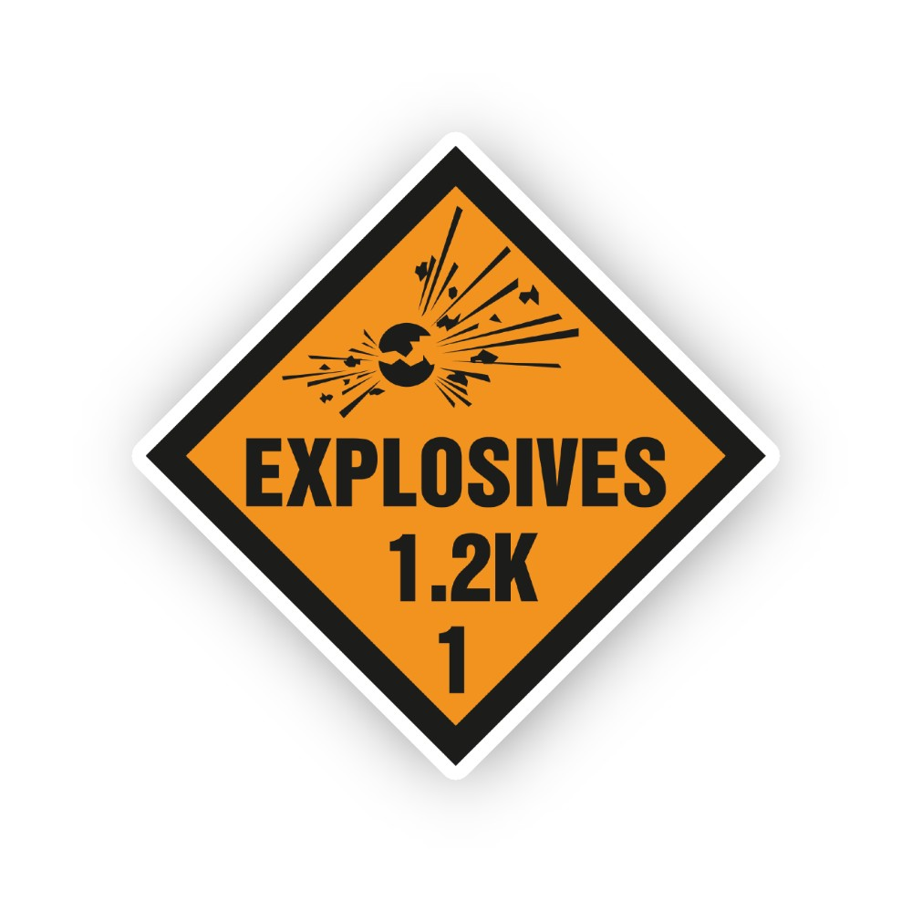 Orange Explosion Burst 1.2K Diamond Vinyl Decal Stickers