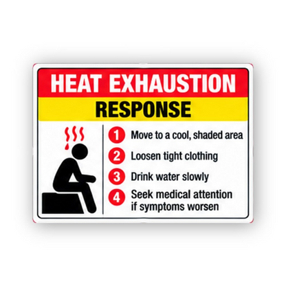 Red Yellow Header Seated Heat Waves Figure Panel Vinyl Decal Stickers