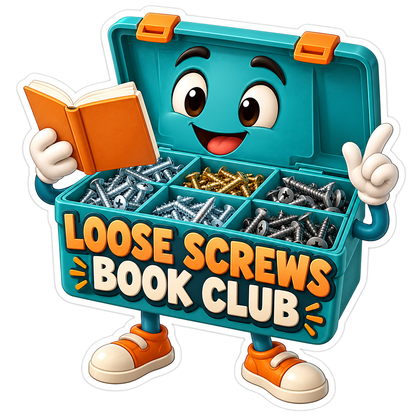 Reading Teal Tool Case with Sorted Screws Vinyl Decal Stickers