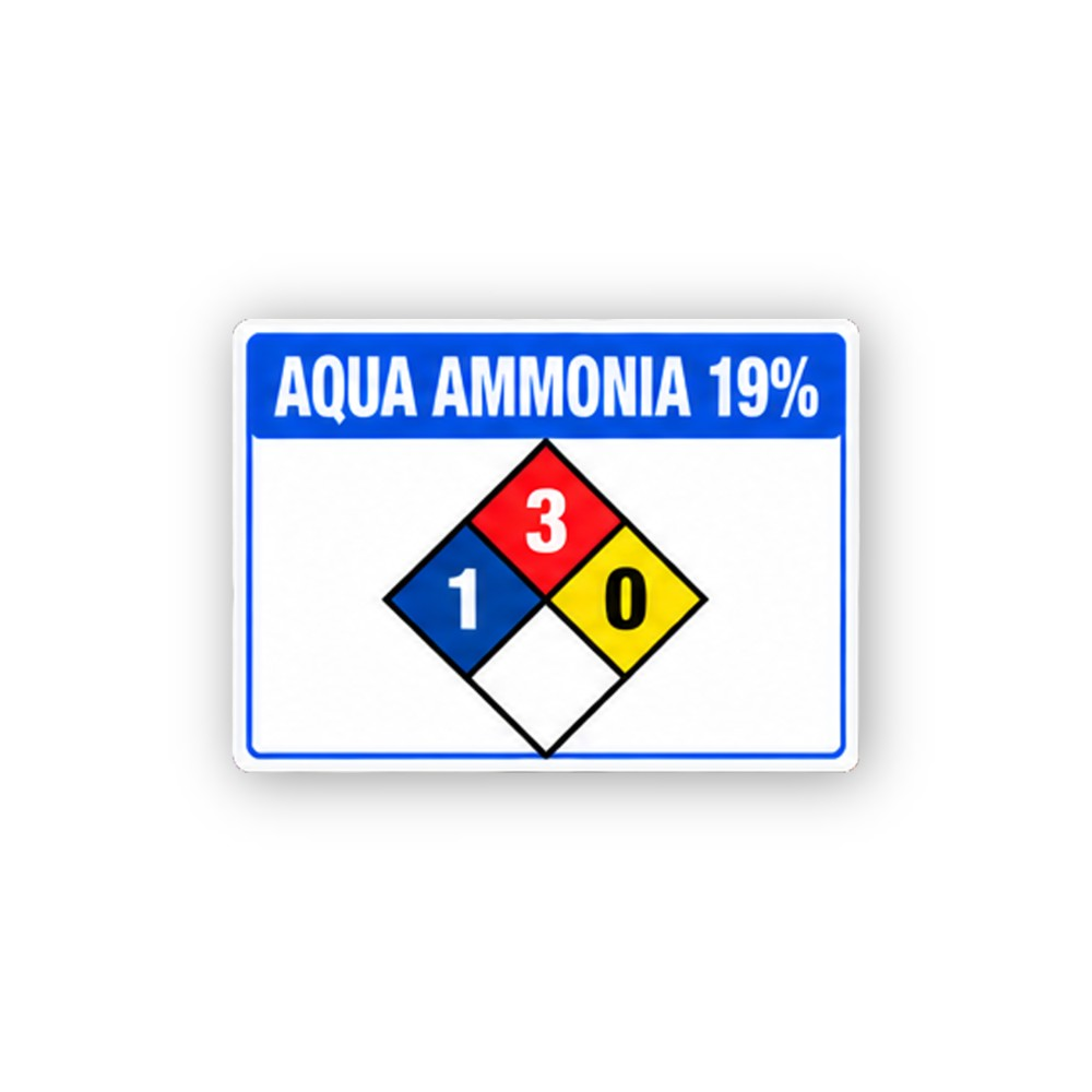 Blue Aqua Ammonia Nineteen Percent Diamond Panel Vinyl Decal Stickers