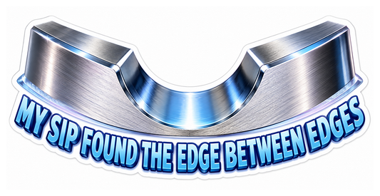 Silver Skate Blade Edge Quote Art Vinyl Decal Stickers
