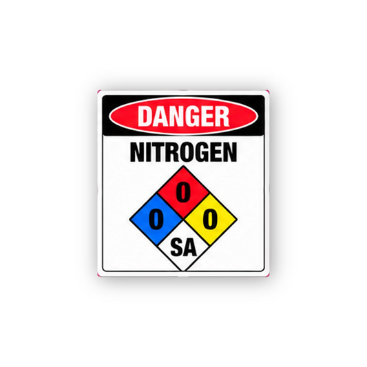 Black Danger Nitrogen Zero SA Diamond Portrait Vinyl Decal Stickers