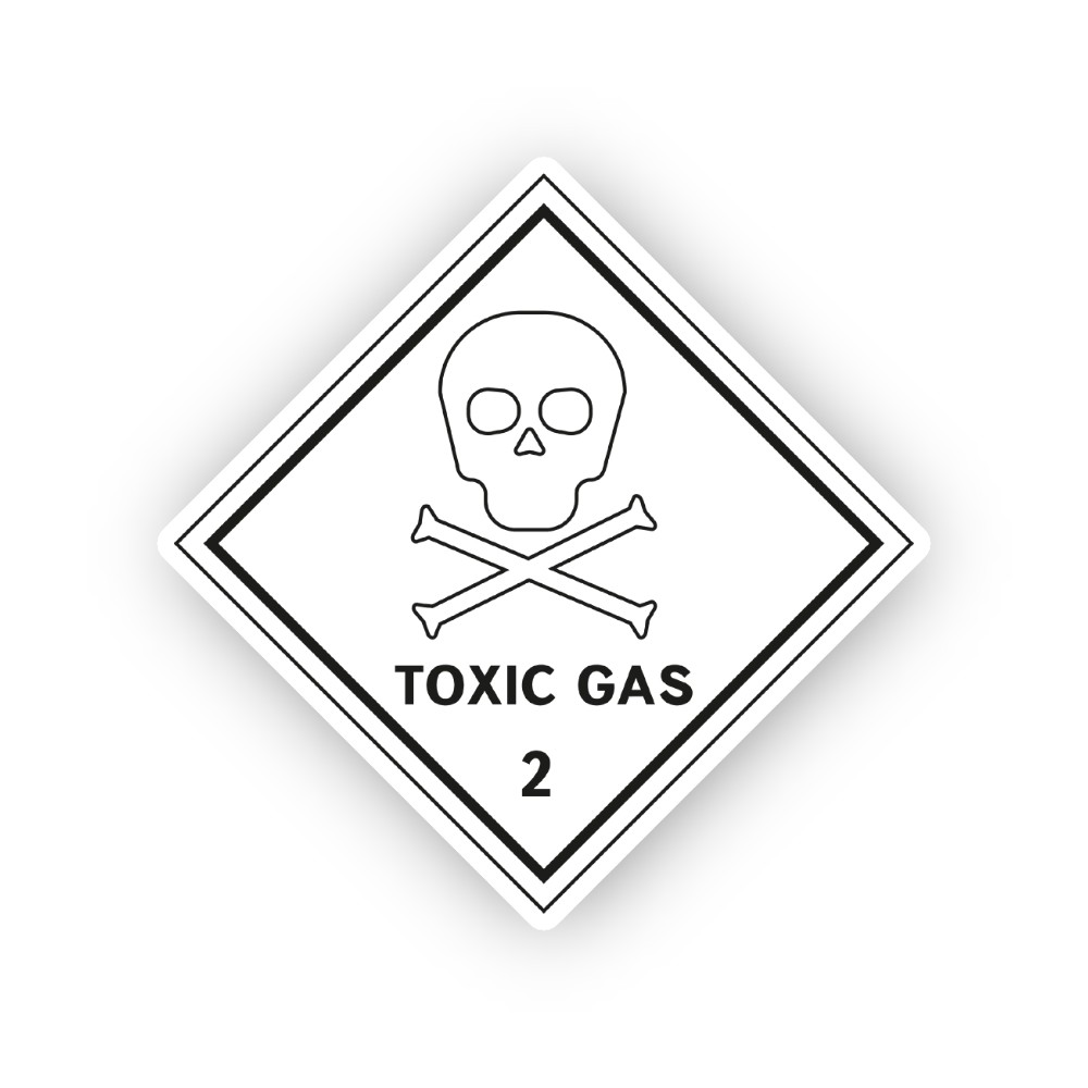 White Outline Skull Gas Two Diamond Vinyl Decal Stickers