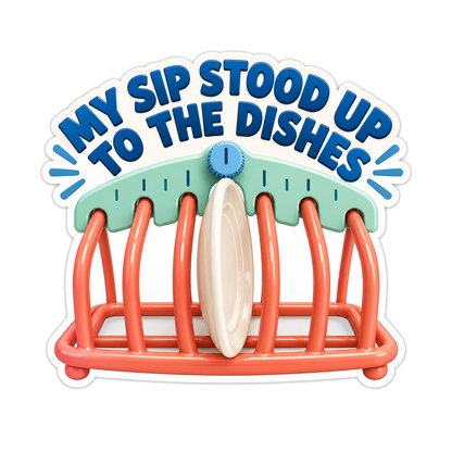 Coral Dish Rack Teal Spacing Comb Art Vinyl Decal Stickers