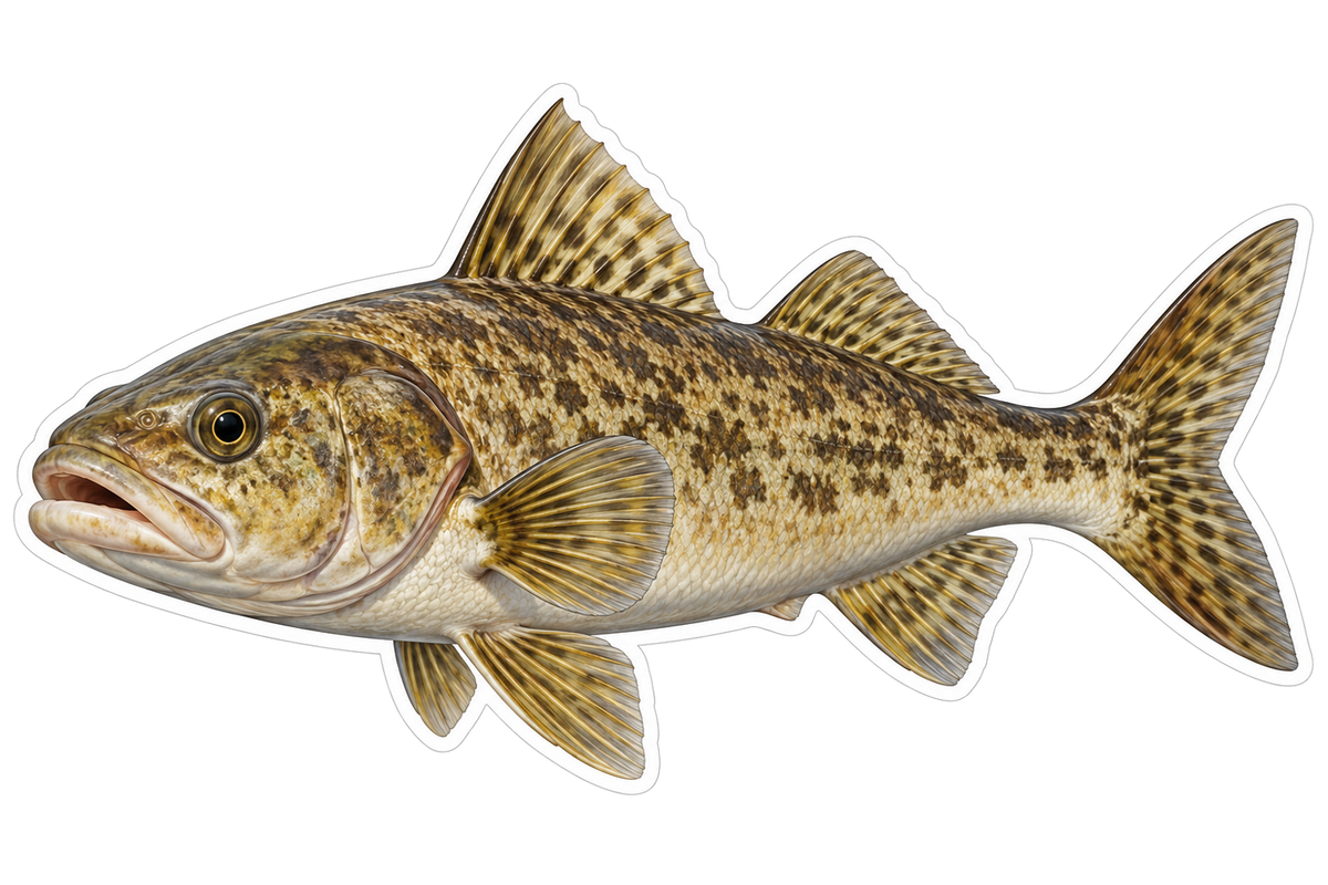 Mottled Gold Pacific Sandfish Vinyl Decal Stickers