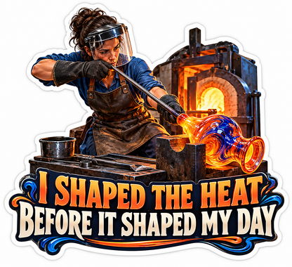 Glass Artist Shaping Heat Funny Quote Art Vinyl Decal Stickers