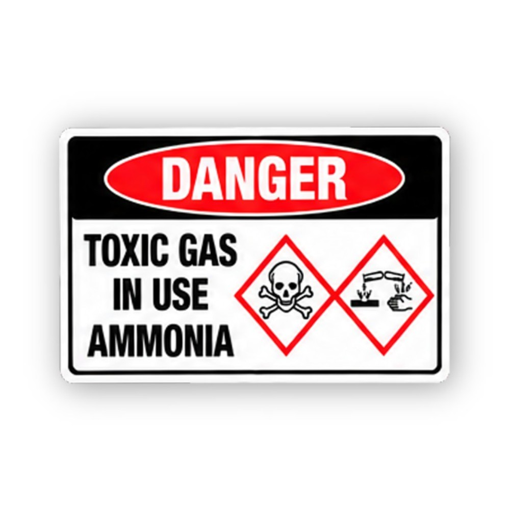 Red Ammonia Skull Corrosive Diamonds Panel Vinyl Decal Stickers