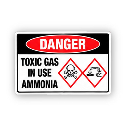Red Ammonia Skull Corrosive Diamonds Panel Vinyl Decal Stickers