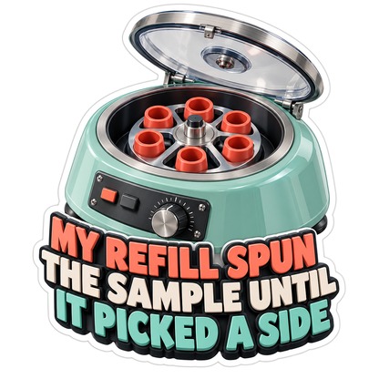 Mint Tabletop Spinner With Red Tube Holders Art Vinyl Decal Stickers