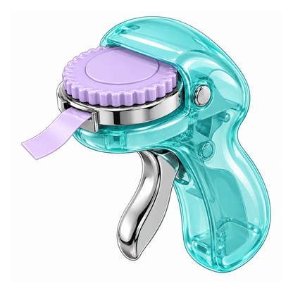 Clear Teal Lavender Label Tool Art Vinyl Decal Stickers