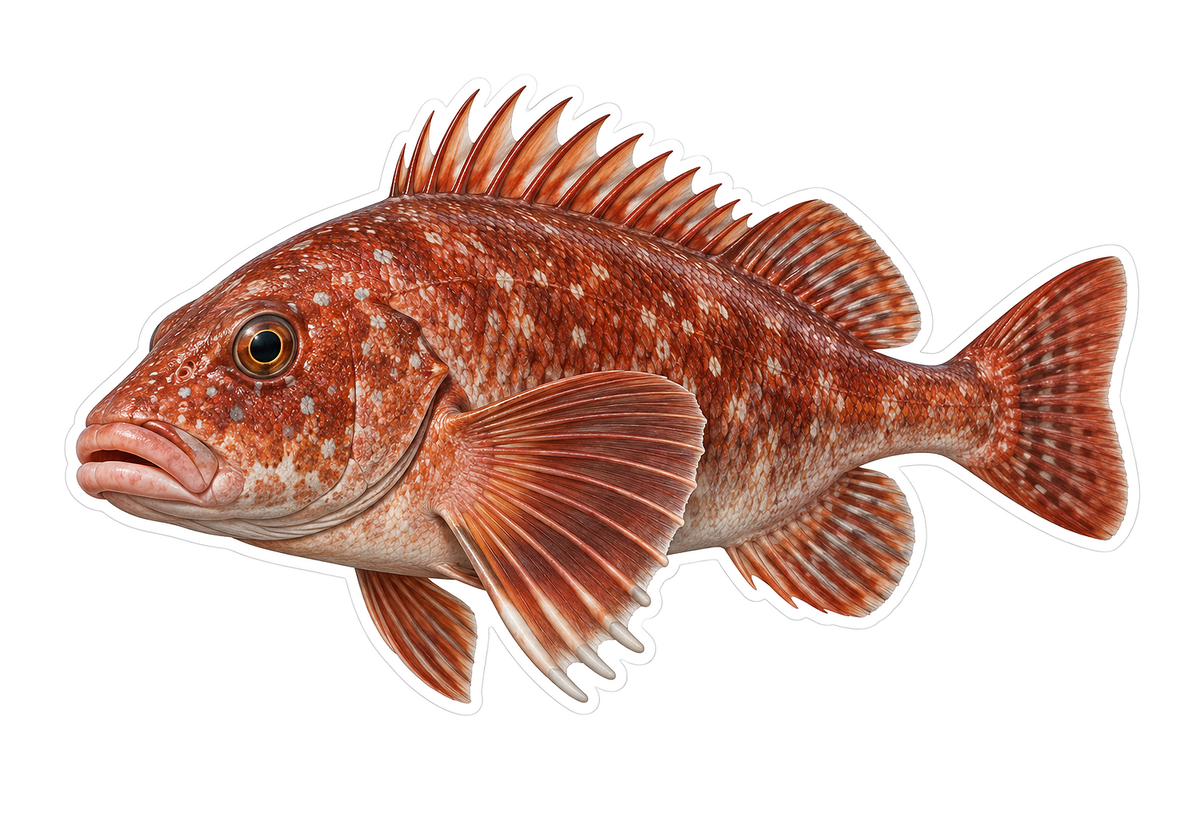 Red Morwong Art Vinyl Decal Stickers