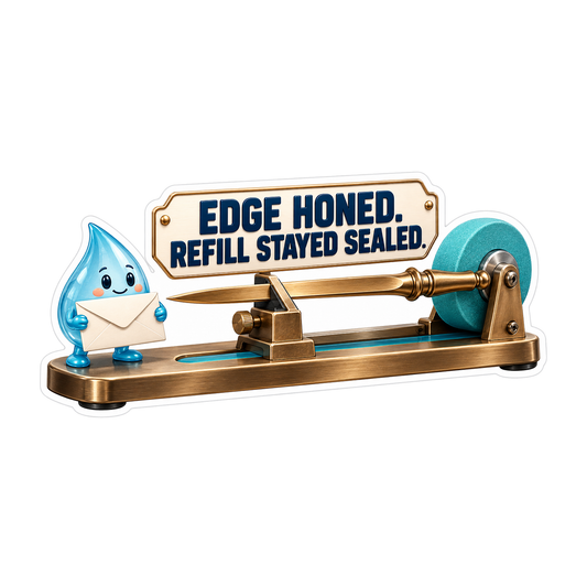 Letter Opener Water Drop Funny Quote Art Vinyl Decal Stickers