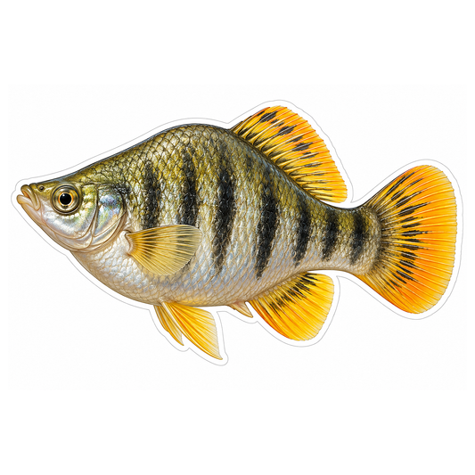 Humpback Limia Fish Art Vinyl Decal Stickers