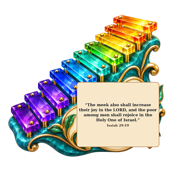 Rainbow Crystal Staircase Scripture Art Vinyl Decal Stickers