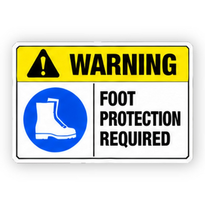Yellow Footwear Blue Boot Circle Panel Vinyl Decal Stickers