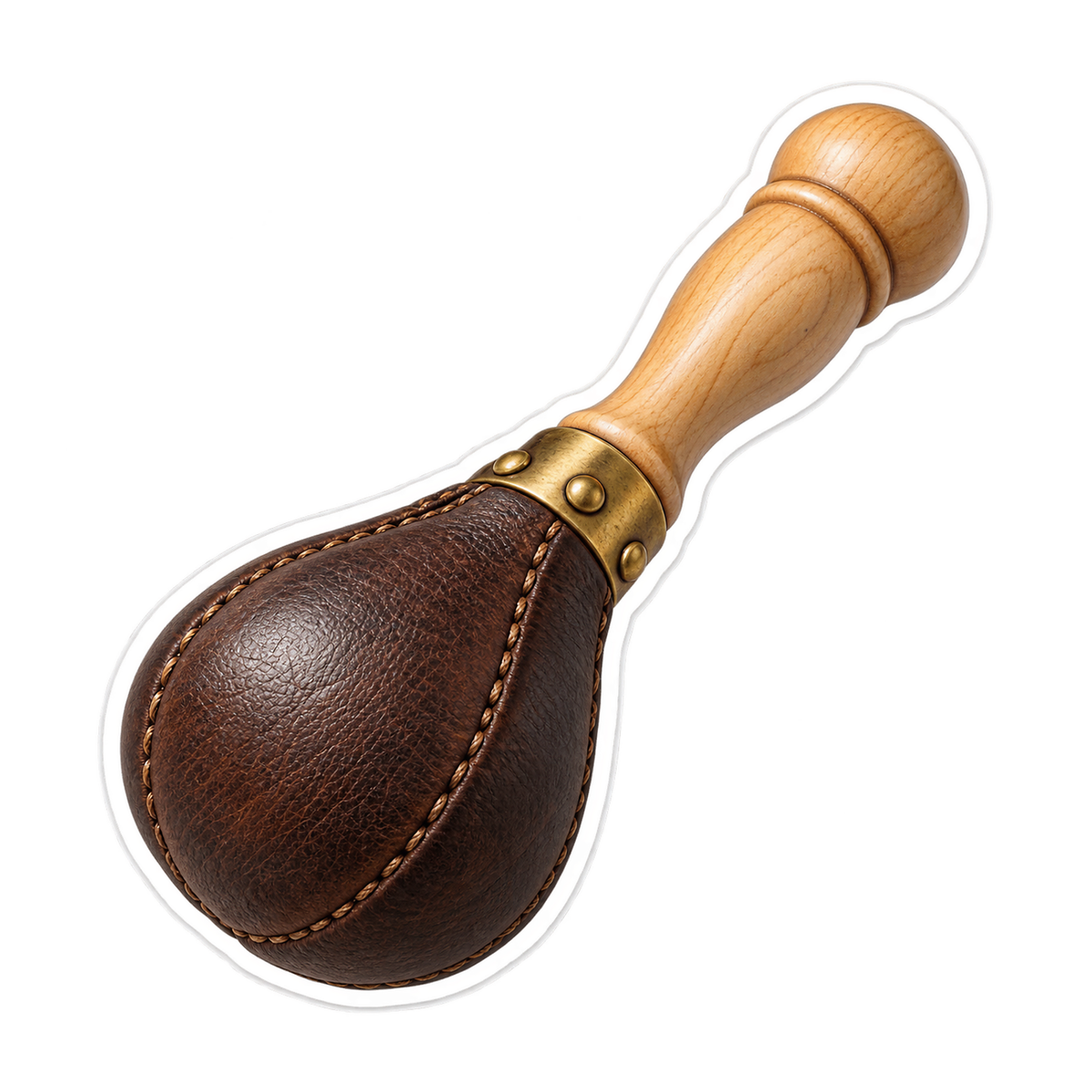 Leather Ink Dabber Wood Handle Art Vinyl Decal Stickers