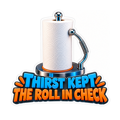 Paper Towel Roll and Spring Holder Quote Vinyl Decal Stickers