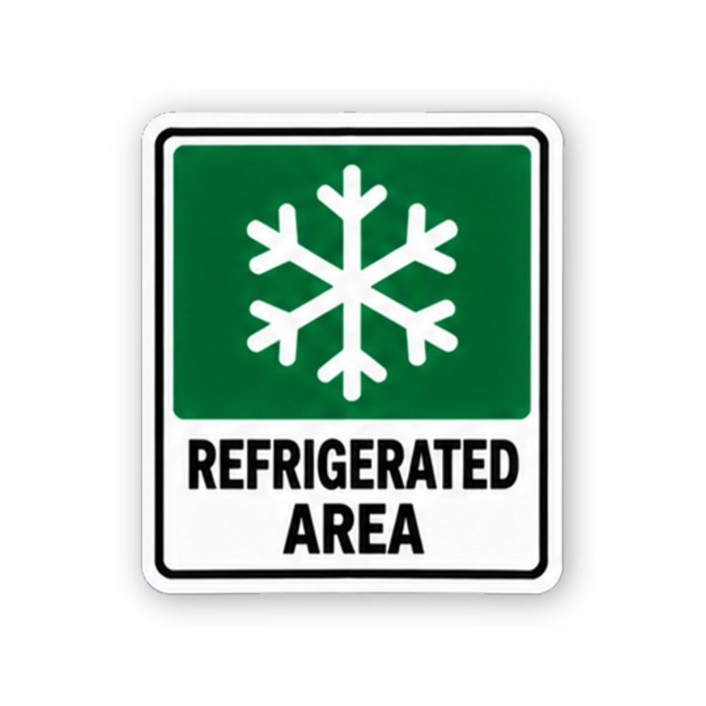 Green White Snowflake Area Portrait Vinyl Decal Stickers