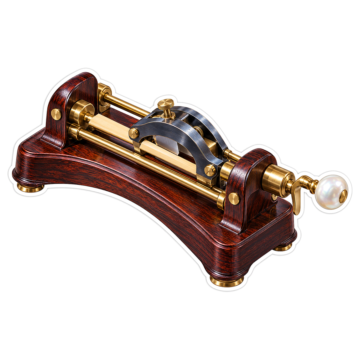 Rosewood Reed Carving Machine Art Vinyl Decal Stickers