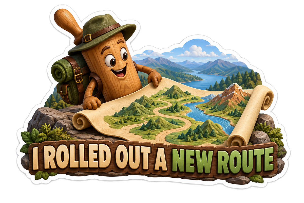 Explorer Scroll Map Character Art Vinyl Decal Stickers