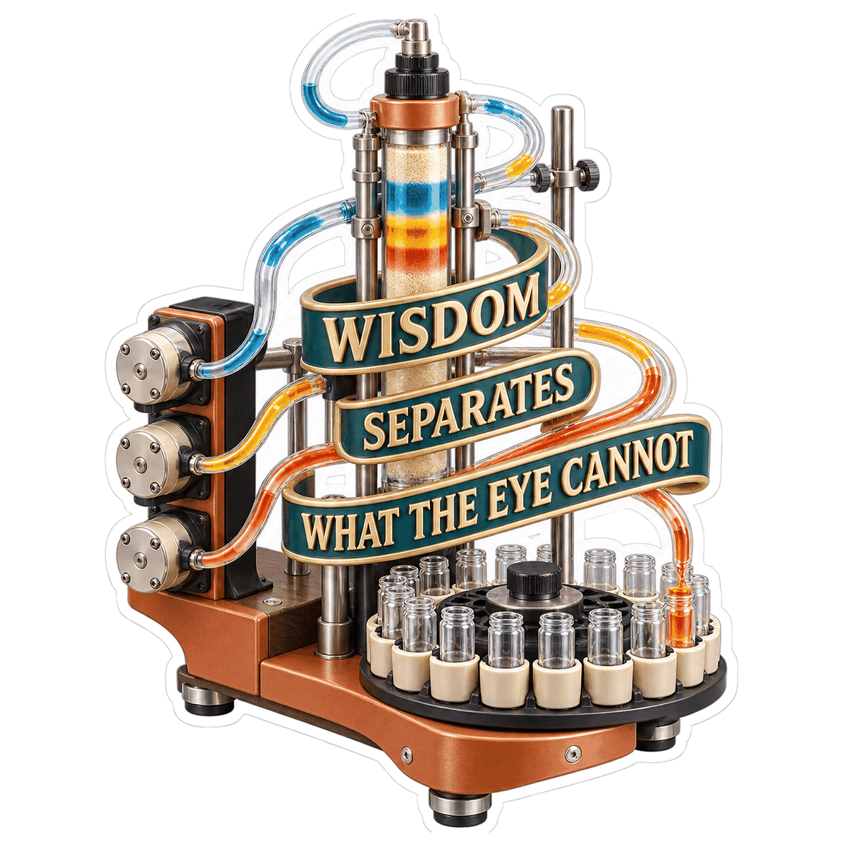 Colorful Glass Collector Wisdom Art Vinyl Decal Stickers