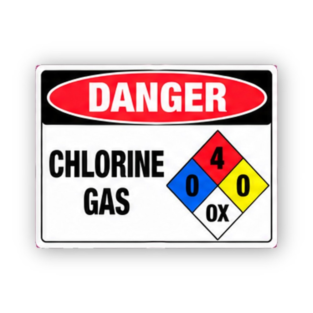 Black Danger Chlorine Four Zero OX Panel Vinyl Decal Stickers