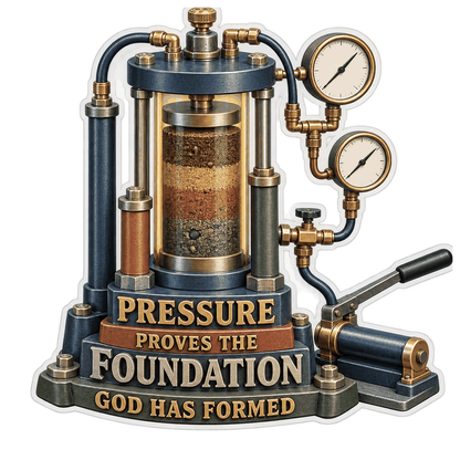 Pressure Chamber Foundation Quote Art Vinyl Decal Stickers