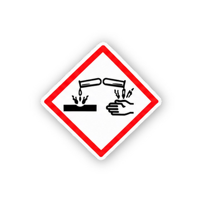 Red Diamond Dripping Test Tubes Hand Bar Vinyl Decal Stickers