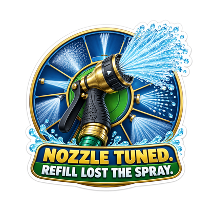 Garden Spray Nozzle Funny Quote Art Vinyl Decal Stickers