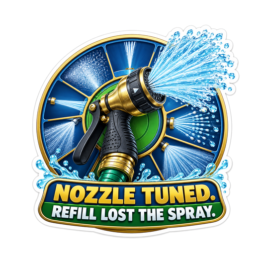 Garden Spray Nozzle Funny Quote Art Vinyl Decal Stickers