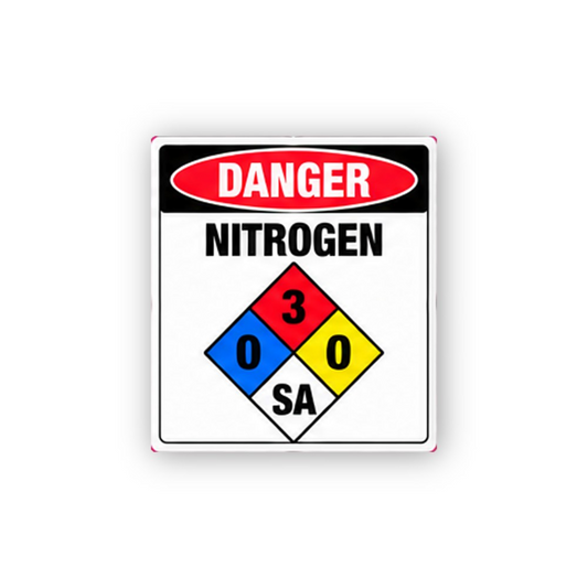 Black Danger Nitrogen Three SA Diamond Portrait Vinyl Decal Stickers