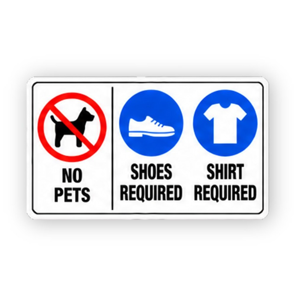 Crossed Dog Shoe Shirt Three Part Panel Vinyl Decal Stickers