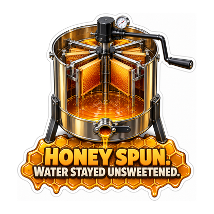 Honey Spinner Funny Water Quote Vinyl Decal Stickers