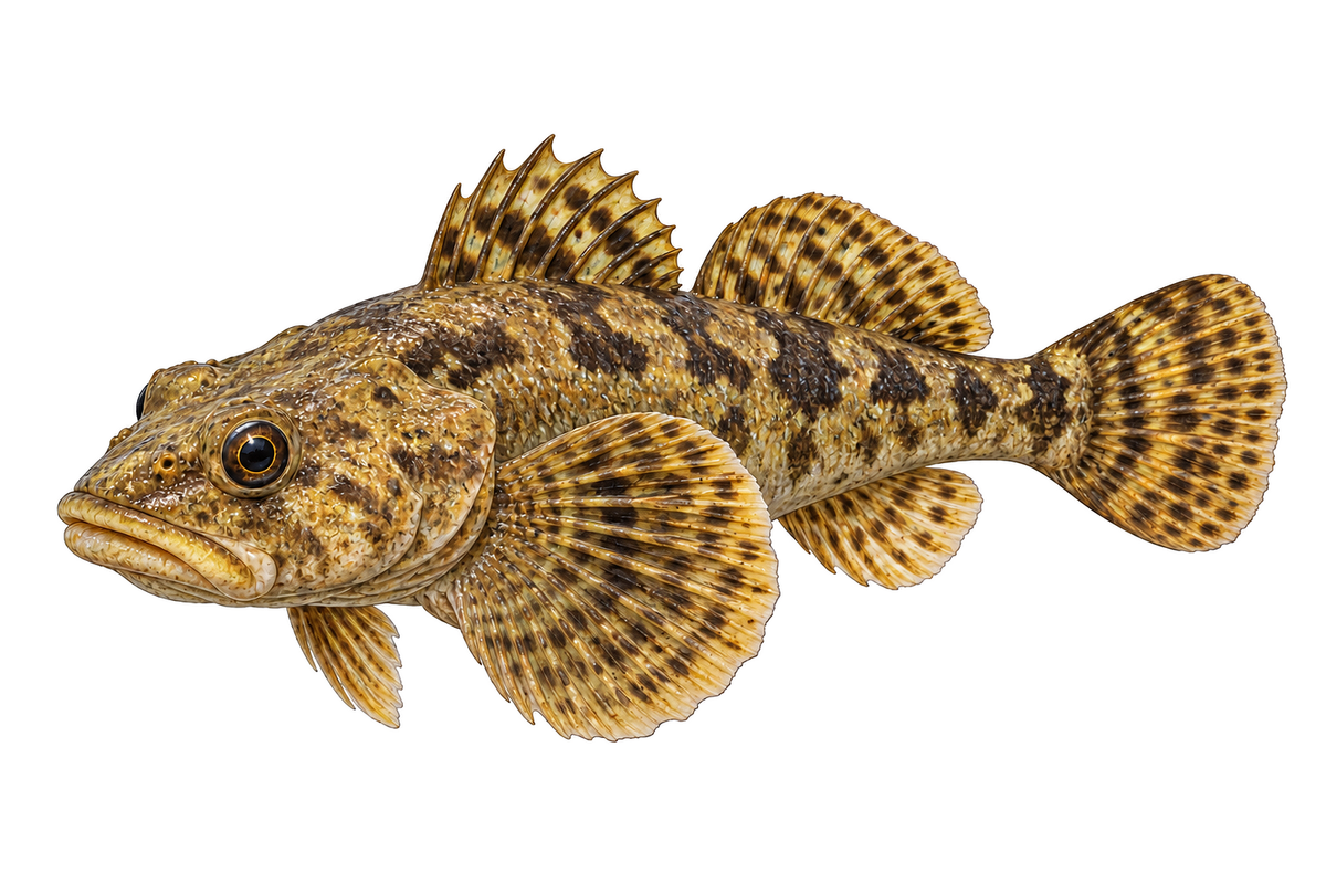 Coastrange Sculpin Art Vinyl Decal Stickers