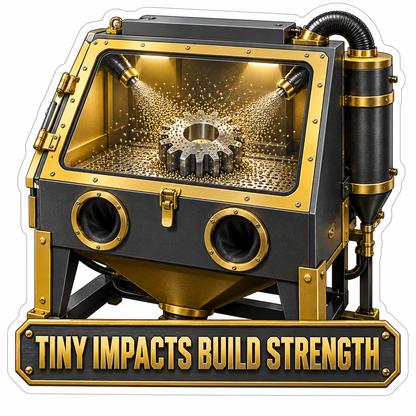 Gold Impact Cabinet Strength Quote Vinyl Decal Stickers