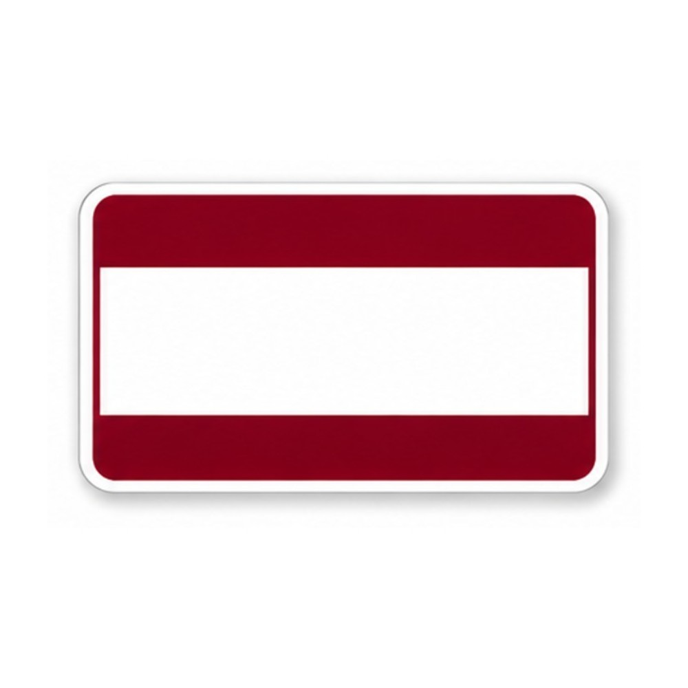 Maroon White Center Rounded Rectangle Vinyl Decal Stickers