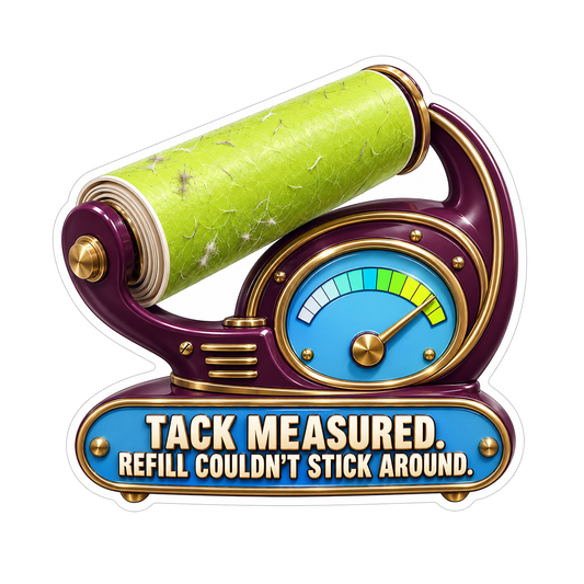 Lime Lint Roller Meter Funny Quote Art Vinyl Decal Stickers