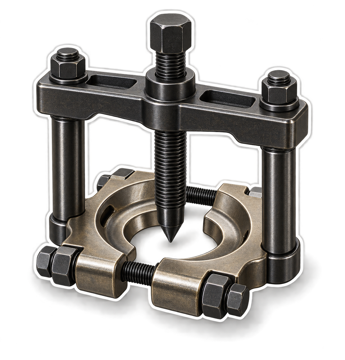 Black Bearing Splitter Assembly Artwork Vinyl Decal Stickers