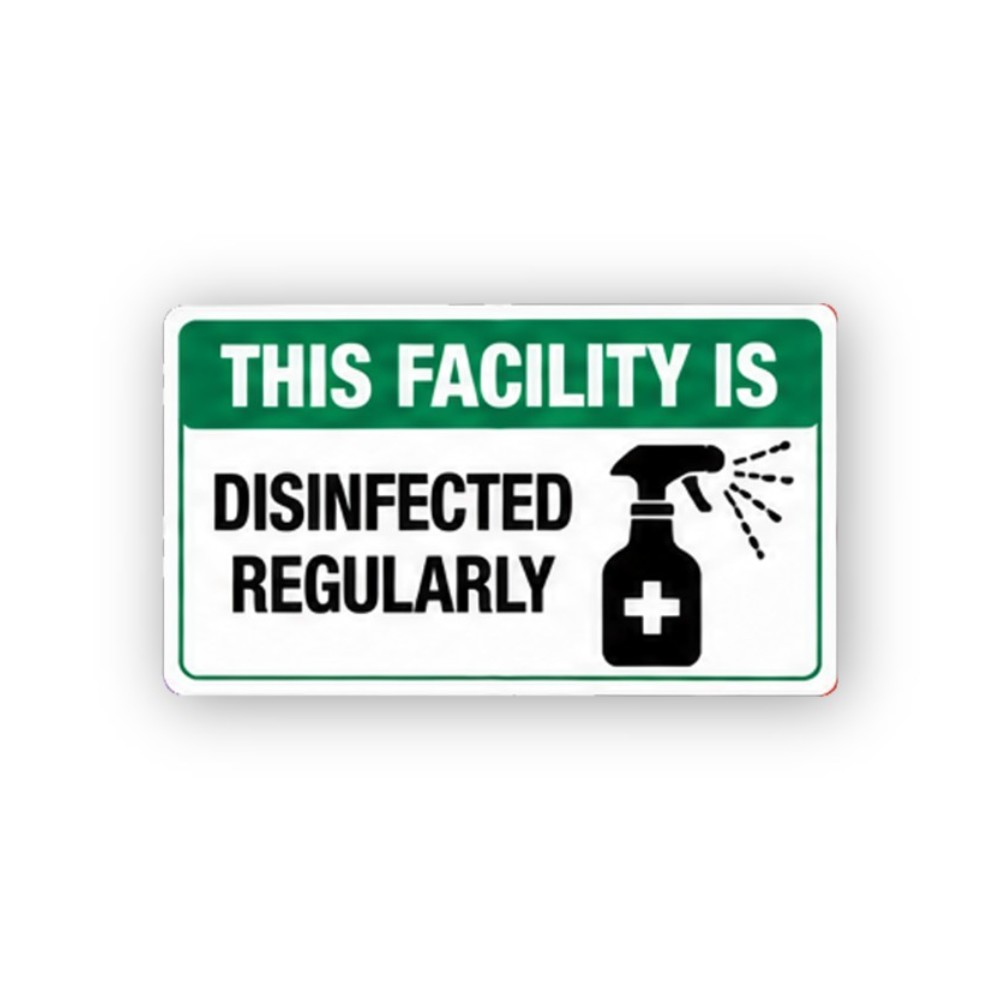 Green Facility Spray Bottle Plus Panel Vinyl Decal Stickers
