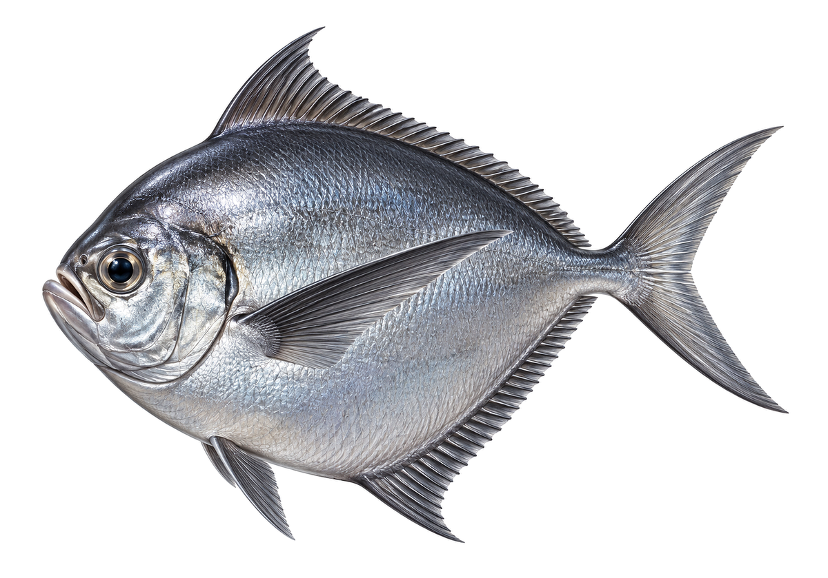 Atlantic Pomfret Art Vinyl Decal Stickers