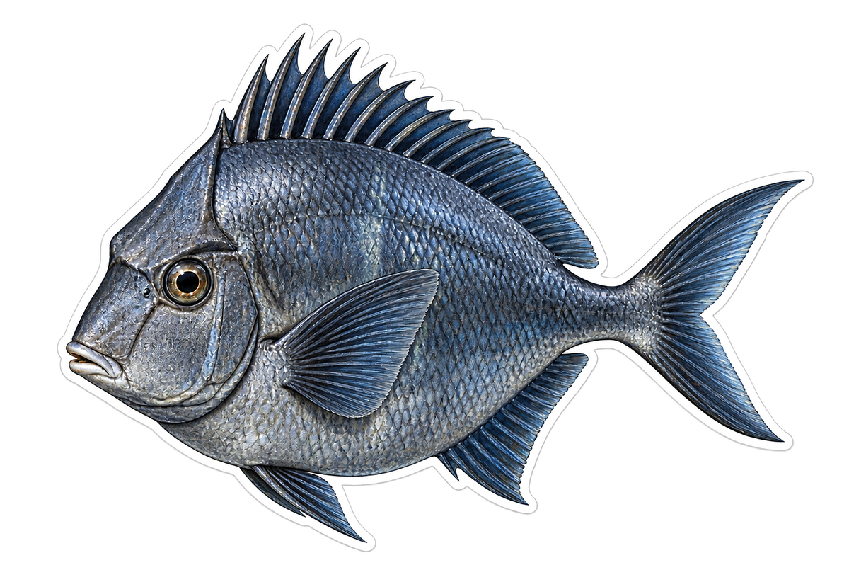 Pelagic Armorhead Art Vinyl Decal Stickers