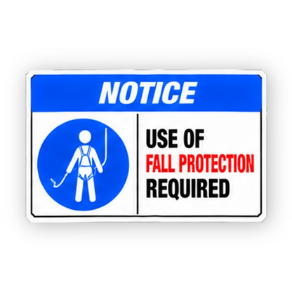 Blue Harness Circle Instruction Panel Vinyl Decal Stickers