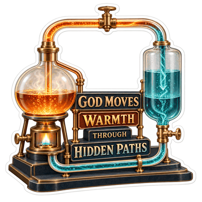 Colorful Glass Loop God Quote Art Vinyl Decal Stickers