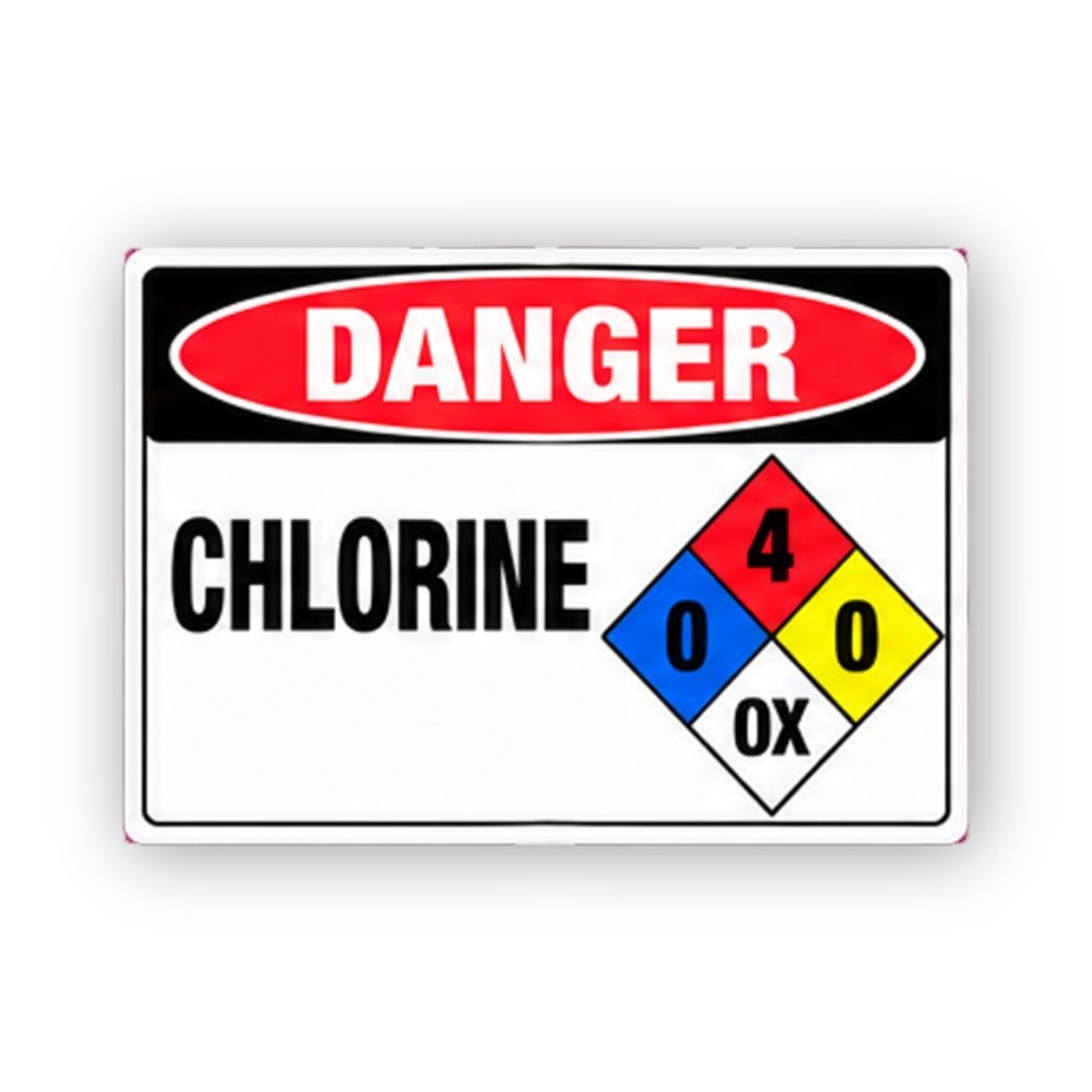 Red Chlorine Four Zero Diamond Panel Vinyl Decal Stickers